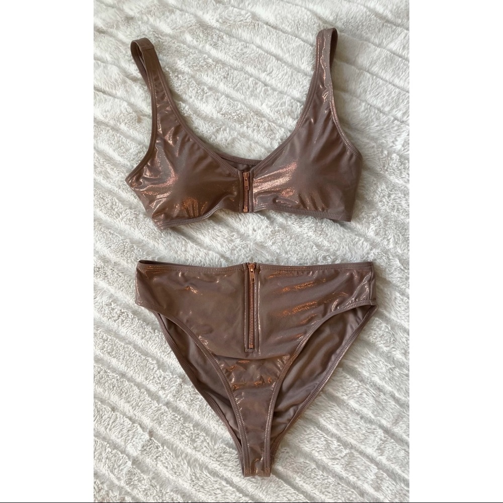 Rose Gold Swimsuit/Dancer Wear